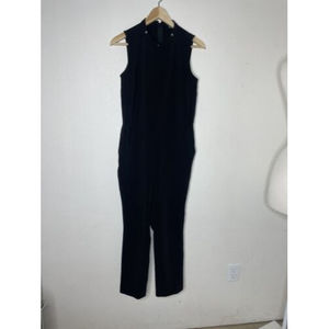 Lauren Ralph Lauren Black Jump Suit With Pockets Womens Sz 6